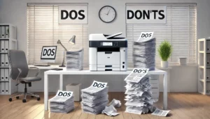 Printing DOs and DON'Ts